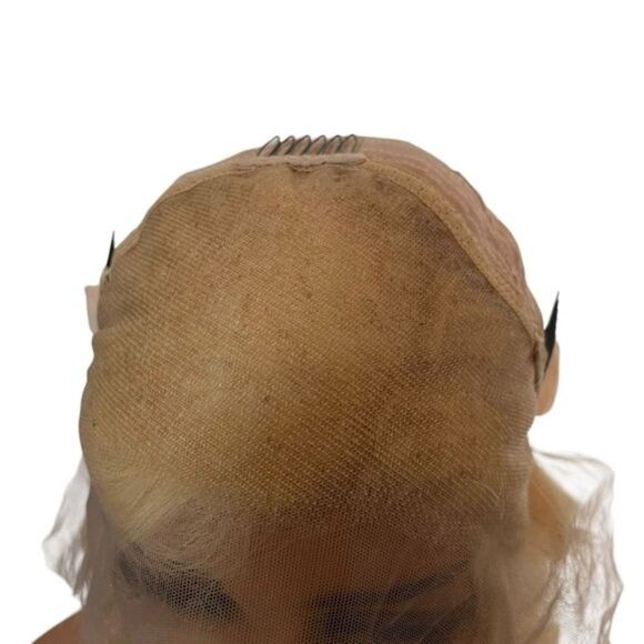 13 x 4 Lace Front Chestnut Brown Wig 21” 100% Human Hair Size Average - Picture 7 of 8
